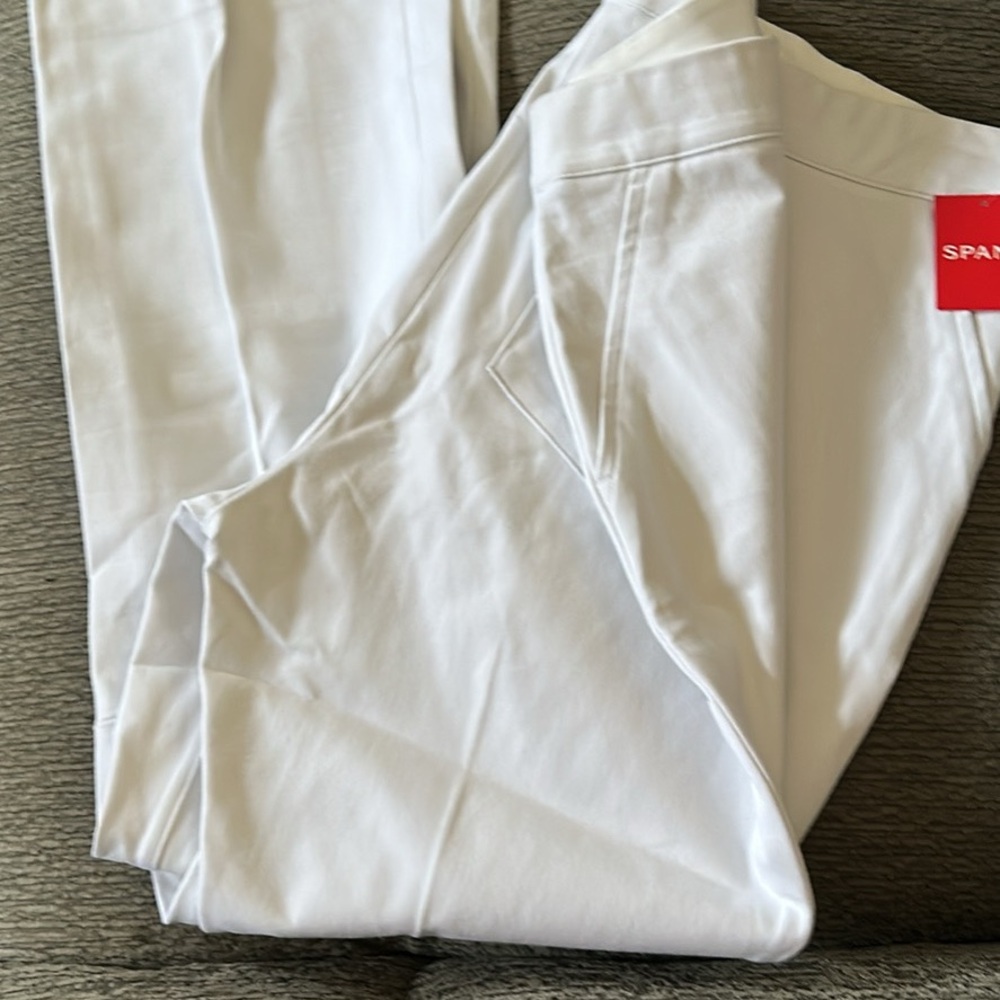 NWT SPANX | White | Flare Capri